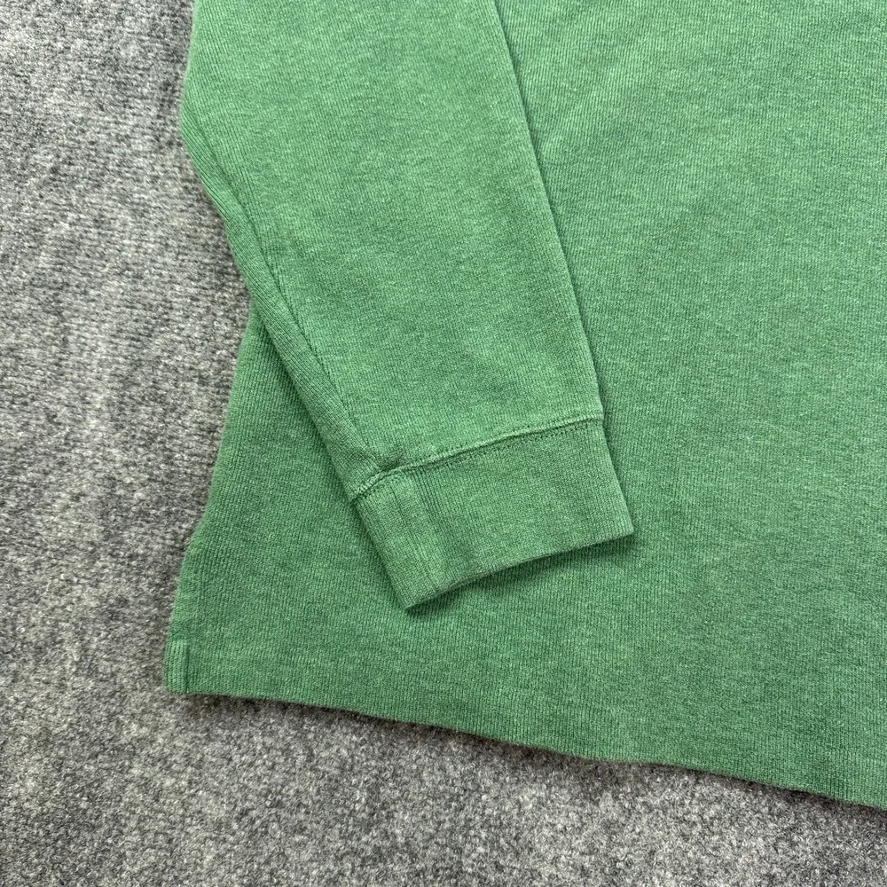 Vintage Polo Ralph Lauren Quarter Zip Sweater Mens XXL Green Cotton Pony Preppy